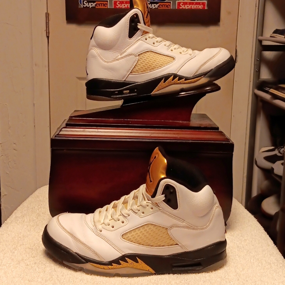 Air Jordan 5 Retro Olympic Gold